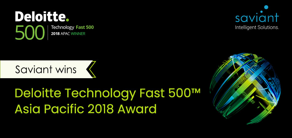 Saviant wins the Deloitte Technology Fast 500™ APAC