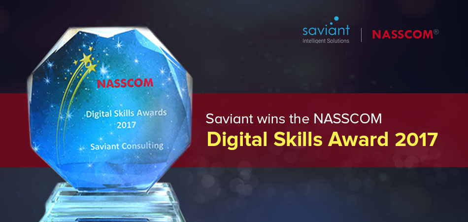 Saviant wins NASSCOM Digital Skills Award 2017