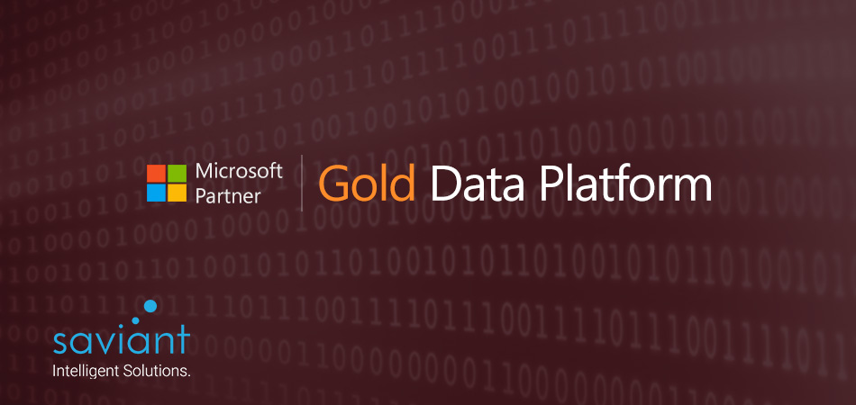 Saviant is now a Microsoft Gold Partner for Data Platform