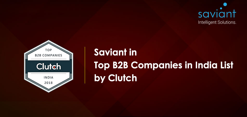 Saviant top performing company by clutch