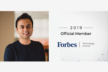 Anubhav member of forbes tech council