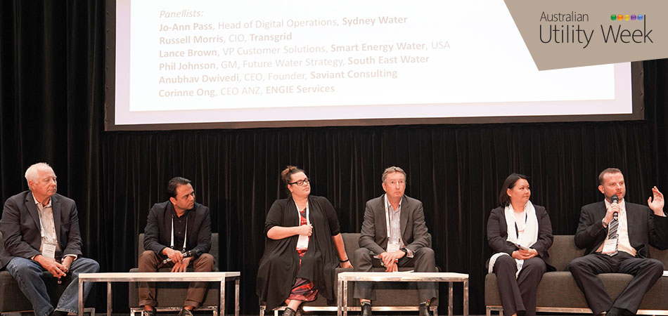 Panelists at Australian Utility Week 2018