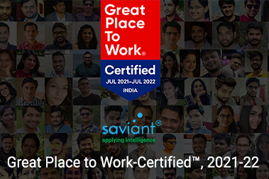 Saviant as Great Place to Work Certified
