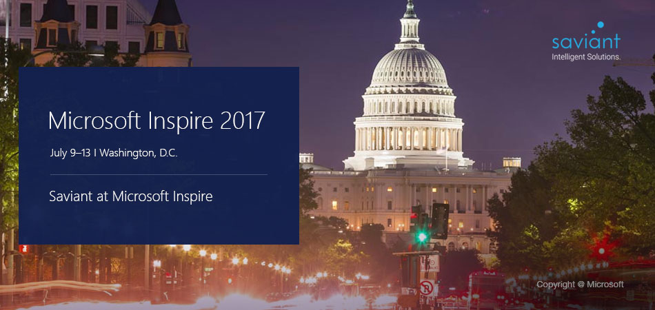 Saviant's leadership suit-up for Microsoft Inspire 2017