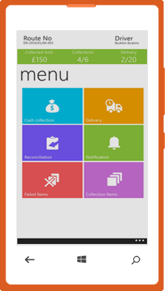 Enterpise mobile windows application